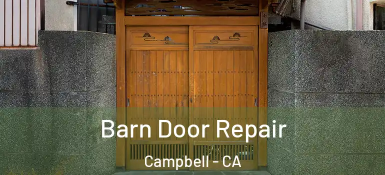  Barn Door Repair Campbell - CA