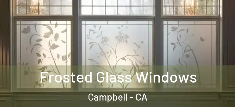  Frosted Glass Windows Campbell - CA