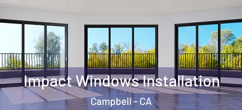  Impact Windows Installation Campbell - CA