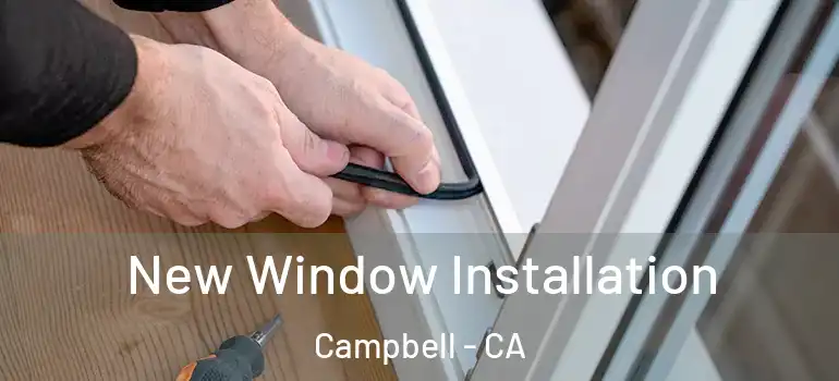  New Window Installation Campbell - CA