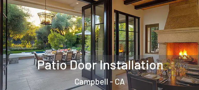  Patio Door Installation Campbell - CA