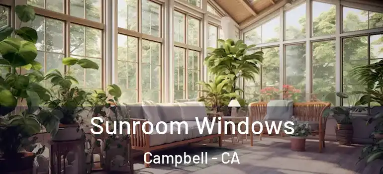  Sunroom Windows Campbell - CA