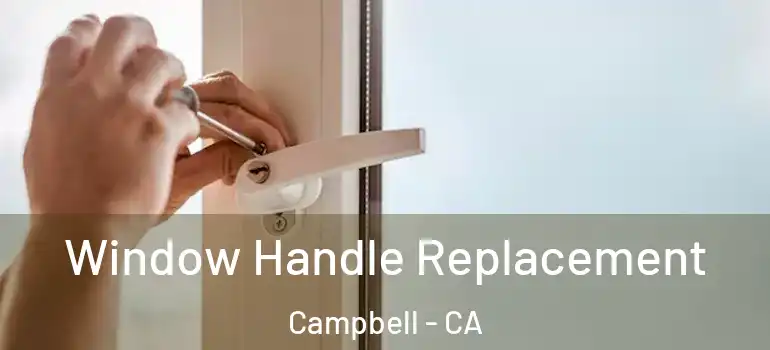  Window Handle Replacement Campbell - CA